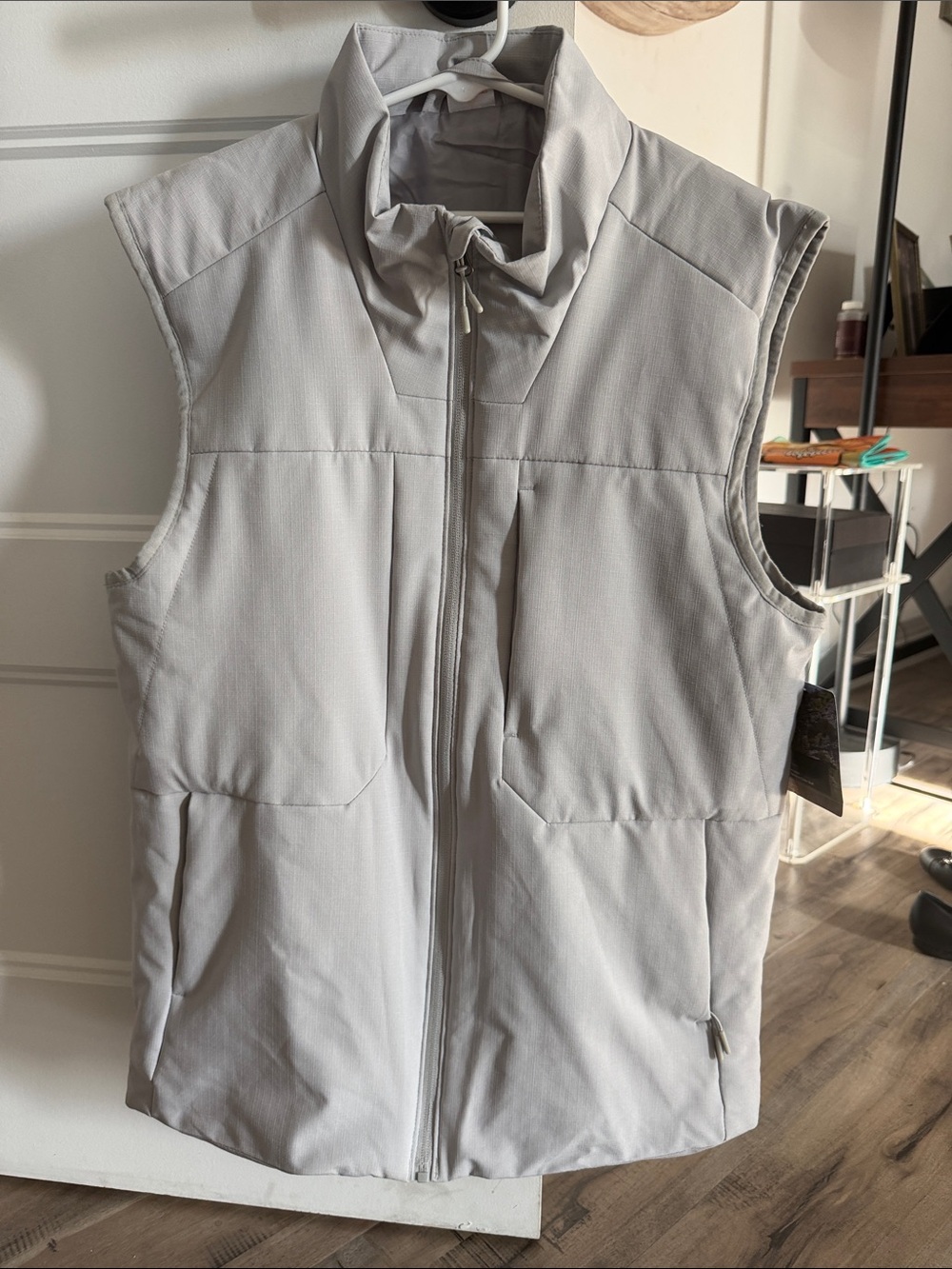 Ozark Trail Light Gray Quilted Vest